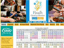 Tablet Screenshot of munsterfleadh.ie